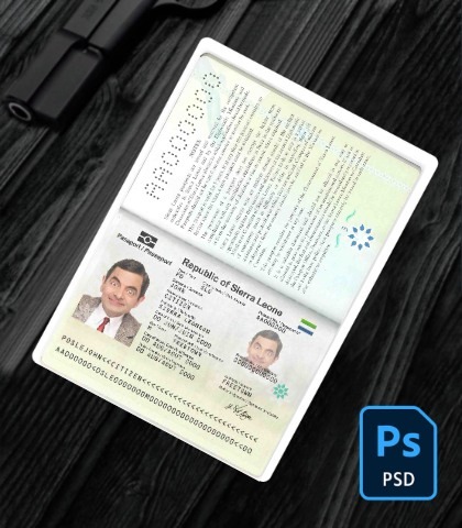 Sierra Leone passport PSD